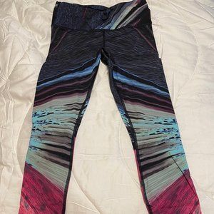 Lululemon Athletica Multi Colored Print Legging Size 8